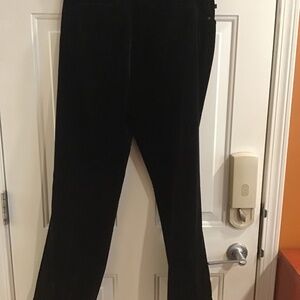 Lauren black velveteen-like jeans